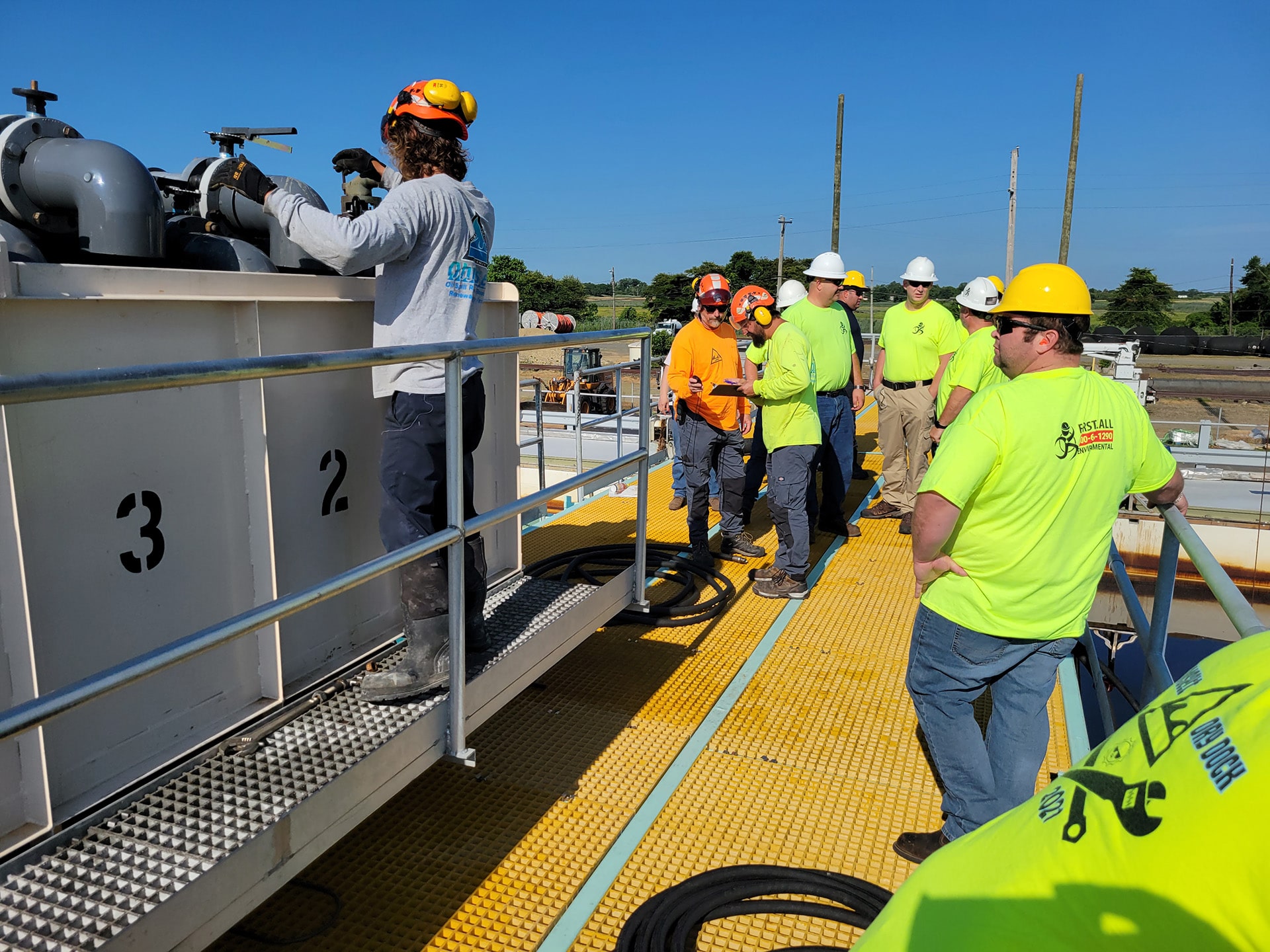 Training at the Ohmsett tank