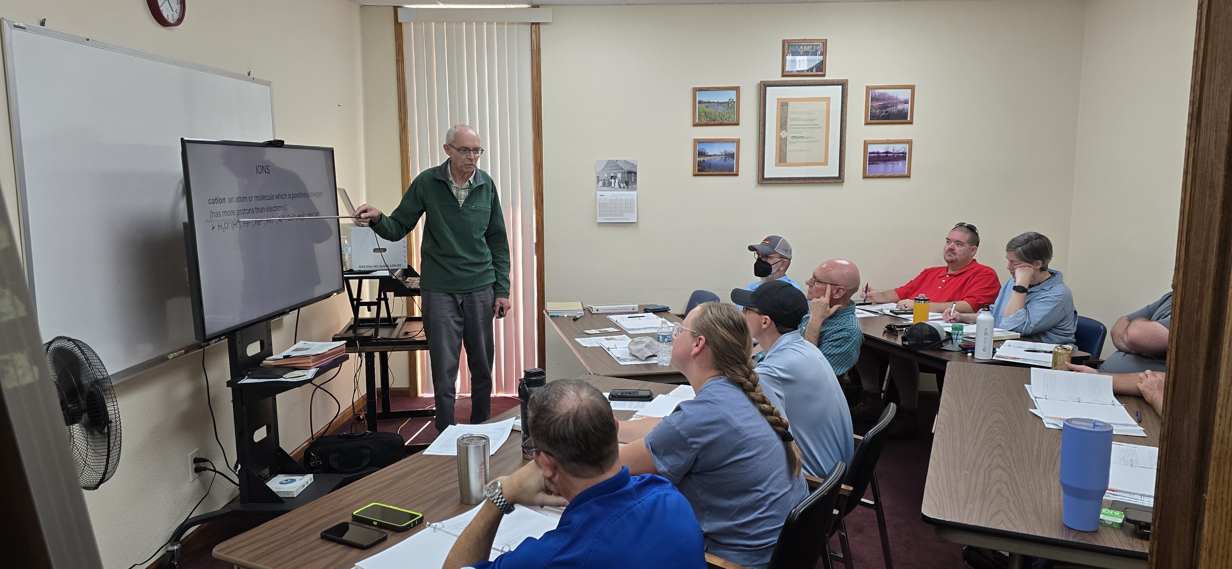 Brian Hicks reviews basic chemistry concepts before discussing acid forming materials 