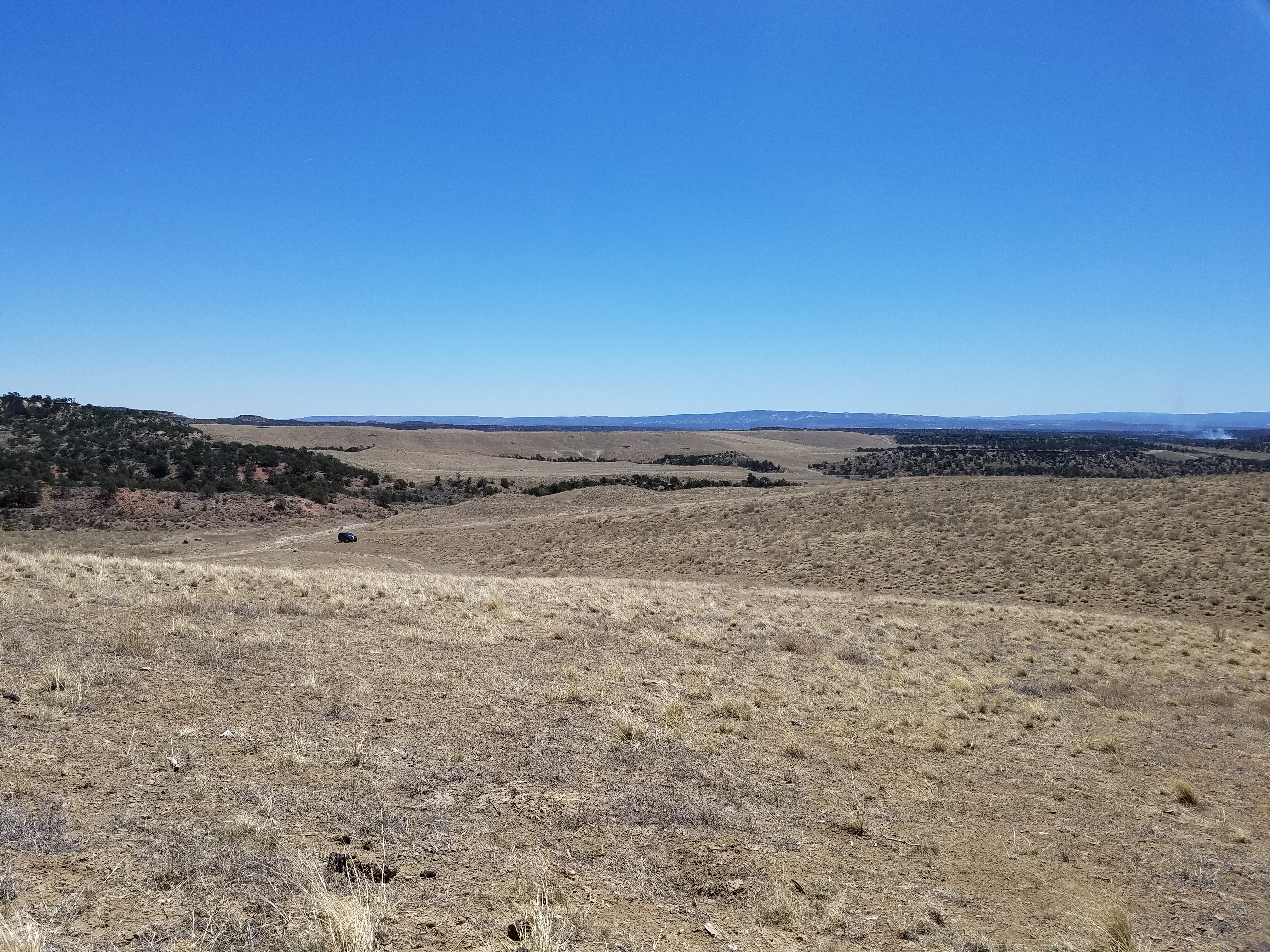 Reclaimed landscape at McKinley North Mine on the Navajo Nation