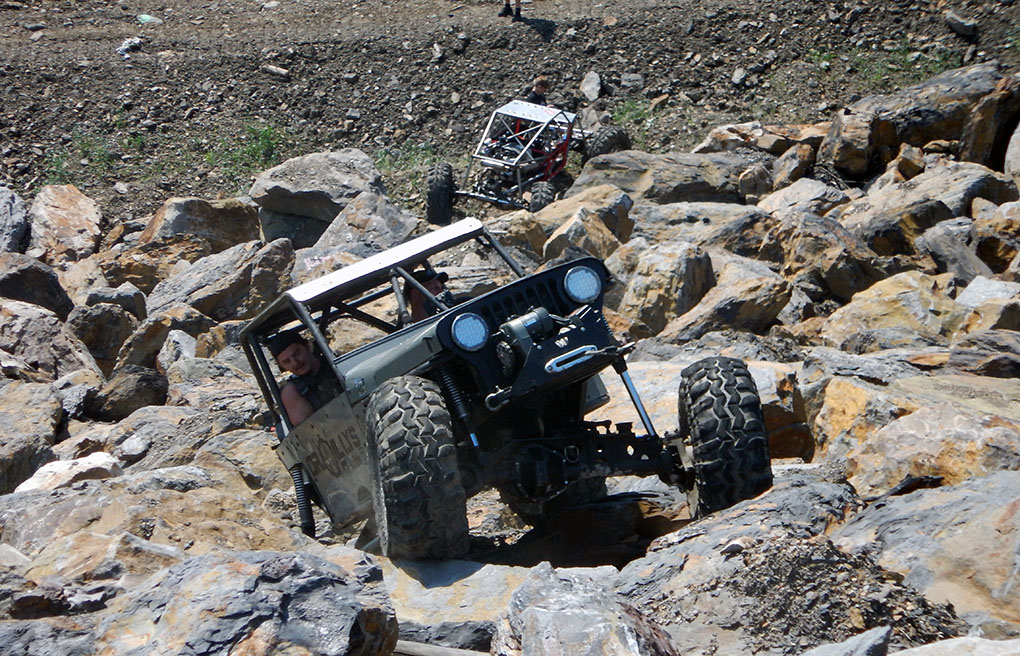 Extreme rock crawling trail.
