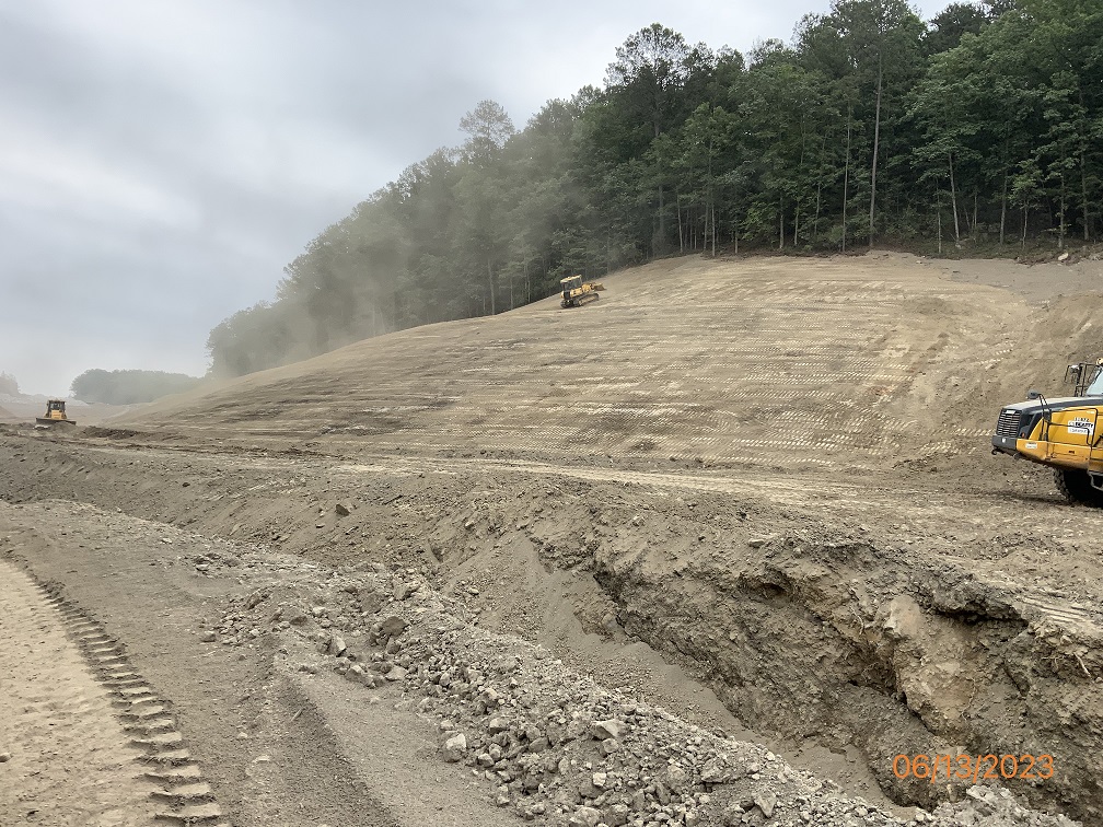 The Piper Mine Reclamation Project, located on the Cahaba National Wildlife Refuge, near the historic coal community of West Blocton. Photo courtesy of the Alabama Abandoned Mine Land Program.