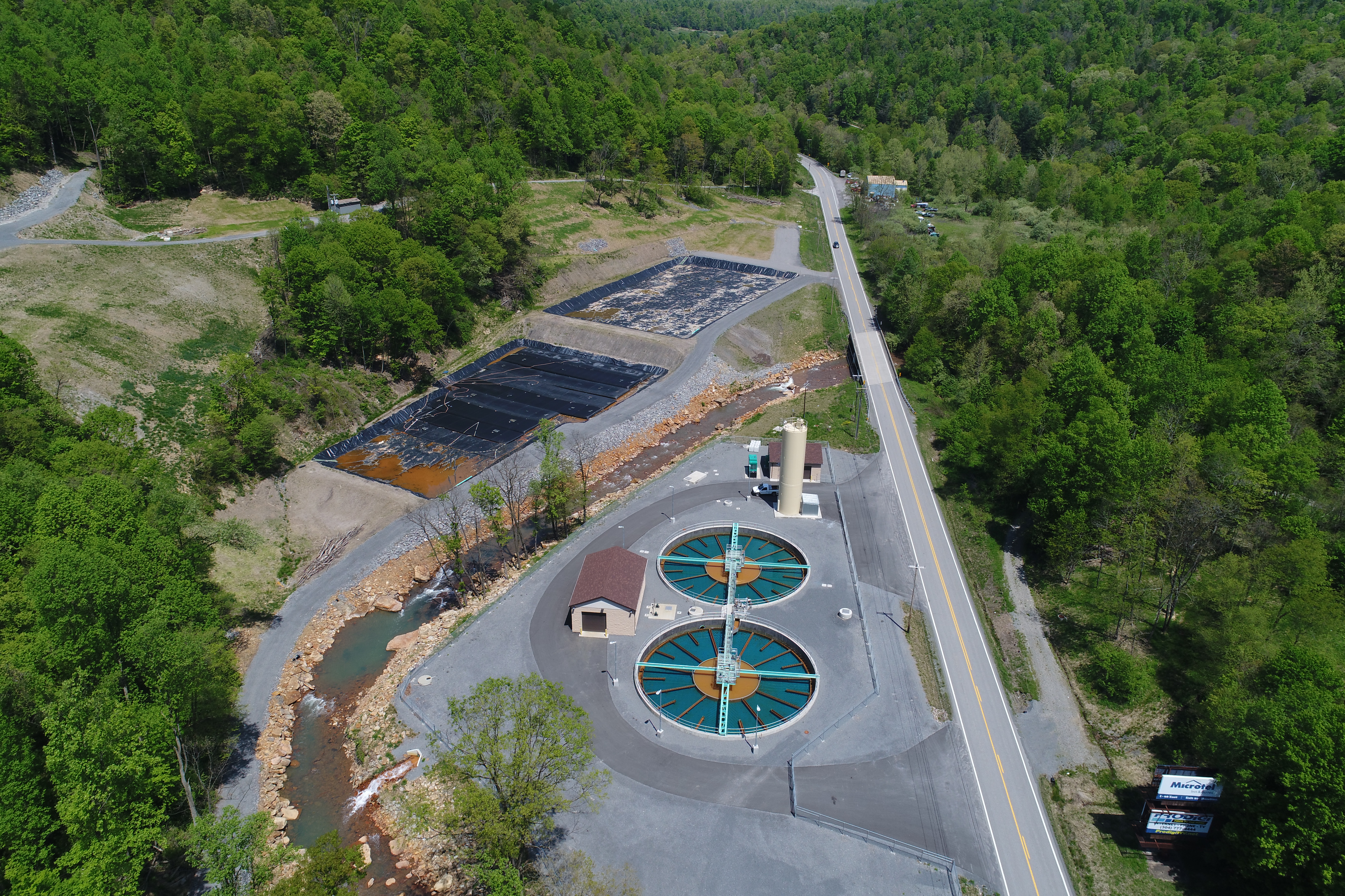 T&T Active Treatment Facility located in Preston County, WV (photo courtesy of WV DEP).