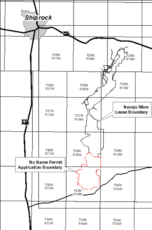 General Location Map of Proposed No Name Mine NM-0043
