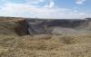  Coal seam has been drilled and loaded for blasting at the Navajo Mine Complex, Navajo Nation, near Farmington, New Mexico. Photo Courtesy of OSMRE